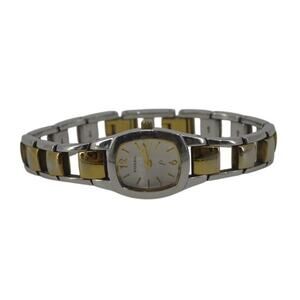 Fossil Two Tone Wristwatch Gold Silver Bracelet Watch Womens